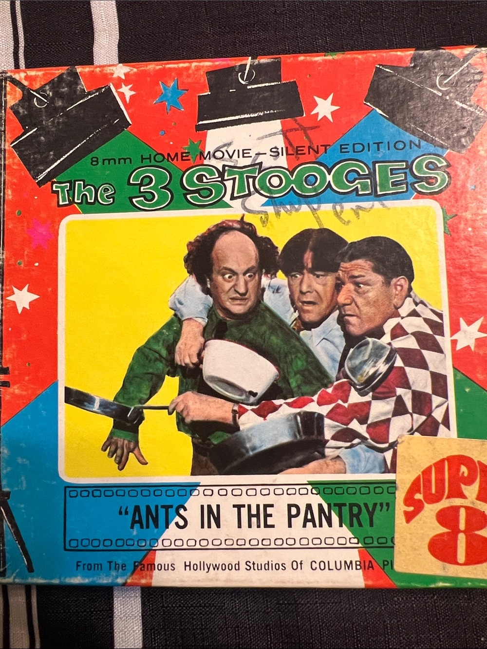 Columbia The 3 Stooges Cover – Red, Yellow, Blue